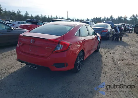 2020 Honda Civic Sport из США, поврежденный, VIN 2HGFC2F81LH563151